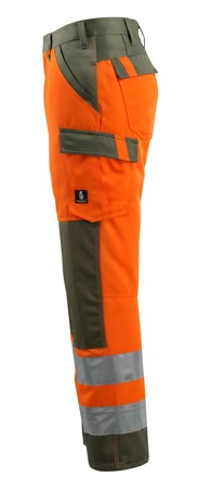 Spodnie ochronne ostrzegawcze MASCOT® Maitland plamoodporne z kieszeniami na kolanach